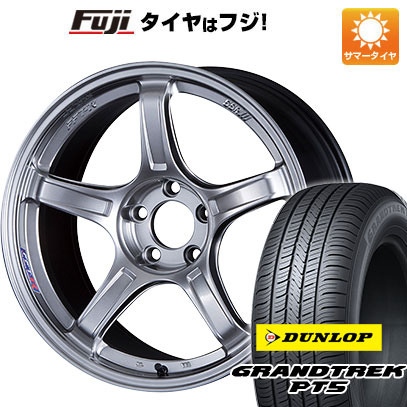 クーポン配布中 【新品国産5穴114.3車】 夏タイヤ ホイール4本セット 225/55R18 ダンロップ グラントレック PT5 SSR GTX03 18インチ :fuji 1321 142877 40818 40818:フジコーポレーション