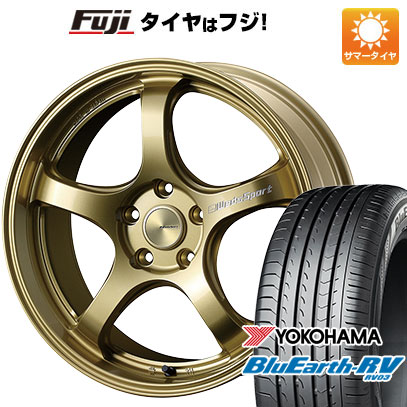 【パンク保証付】【新品国産5穴114.3車】 夏タイヤ ホイール4本セット 225/60R18 ヨコハマ ブルーアース RV 03 ウェッズ ウェッズスポーツ RN 05M 18インチ :fuji 1341 136646 38016 38016:フジコーポレーション