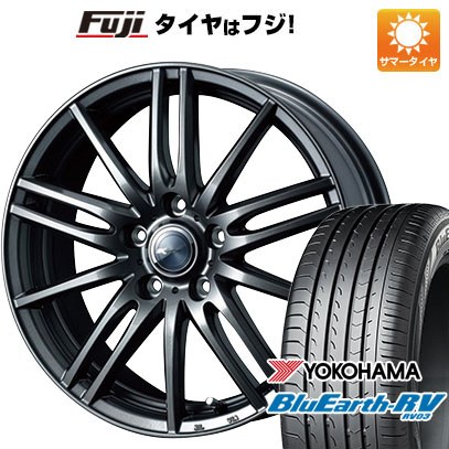 【パンク保証付】【新品国産5穴114.3車】 夏タイヤ ホイール4本セット 215/45R18 ヨコハマ ブルーアース RV-03 ウェッズ ザミック ティート 18インチ｜fujicorporation