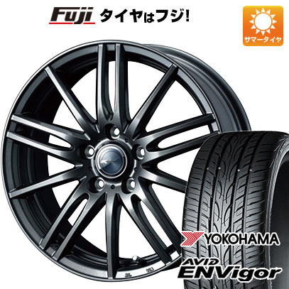 【新品国産5穴114.3車】 夏タイヤ ホイール4本セット 215/45R18 ヨコハマ エイビッド エンビガーS321 ウェッズ ザミック ティート 18インチ｜fujicorporation