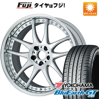 【新品国産5穴100車】 夏タイヤ ホイール４本セット 215/40R18 ヨコハマ ブルーアース GT AE51 ワーク エモーション CR 3P 18インチ : fuji 1221 141882 28536 28536 : フジコーポレーション