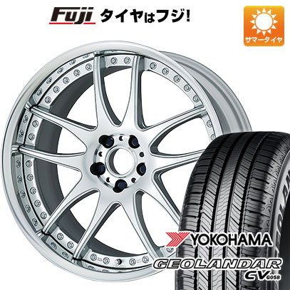 【新品国産5穴100車】 夏タイヤ ホイール4本セット 225/55R18 ヨコハマ ジオランダー CV G058 ワーク エモーション CR 3P 18インチ : fuji 2288 141886 30489 30489 : フジコーポレーション