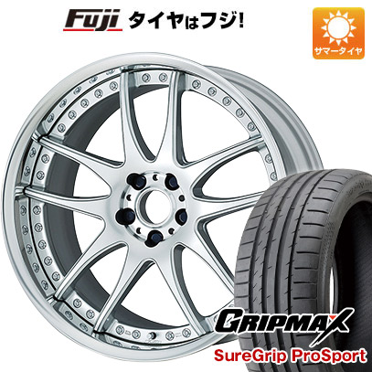 【新品国産5穴114.3車】 夏タイヤ ホイール4本セット 225/45R18 グリップマックス シュアグリップ PRO SPORTS BSW（限定） ワーク エモーション CR 3P 18インチ :fuji 1261 141886 38312 38312:フジコーポレーション