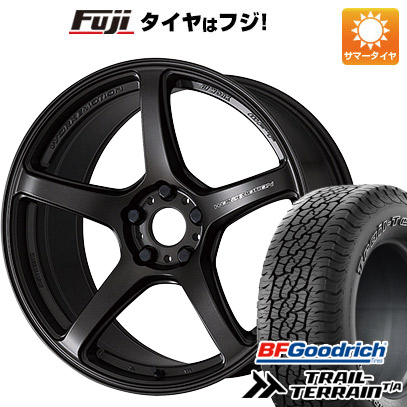 【新品国産5穴114.3車】 夏タイヤ ホイール4本セット 235/60R18 BFグッドリッチ トレールテレーンT/A ORBL ワーク エモーション T5R 18インチ :fuji 27064 141955 36812 36812:フジコーポレーション