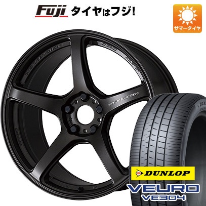 【新品】60系プリウス 夏タイヤ ホイール４本セット 195/60R17 ダンロップ ビューロ VE304 ワーク エモーション T5R 17インチ｜fujicorporation