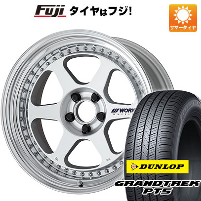 クーポン配布中 【新品国産5穴114.3車】 夏タイヤ ホイール4本セット 235/55R19 ダンロップ グラントレック PT5 ワーク マイスター L1 3P 19インチ :fuji 1121 141696 40826 40826:フジコーポレーション