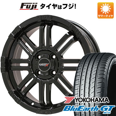 クーポン配布中 【新品国産4穴100車】 夏タイヤ ホイール4本セット 195/50R16 ヨコハマ ブルーアース GT AE51 ビッグウエイ B MUD X(グロスブラック) 16インチ :fuji 1502 114167 28561 28561:フジコーポレーション