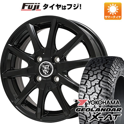 【新品 軽自動車】N BOX タント ワゴンR 夏タイヤ ホイール4本セット 155/65R14 ヨコハマ ジオランダー X AT G016 ビッグウエイ TRG GB10 14インチ :fuji 21721 98373 37561 37561:フジコーポレーション