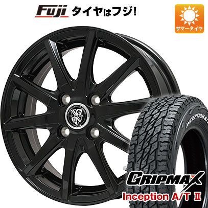 【新品 軽自動車】タフト ソリオ サマータイヤ ホイール4本セット 165/65R15 GRIPMAX インセプション A/TII RWL ビッグウエイ ビッグウェイ TRG GB10 15インチ :fuji 21761 98375 42829 42829:フジコーポレーション