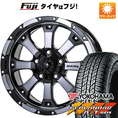 クーポン配布中 【新品国産5穴114.3車】 夏タイヤ ホイール4本セット 225/60R17 ヨコハマ ジオランダー A/T G015 OWL/RBL MKW MK 46 17インチ :fuji 1845 95209 34892 34892:フジコーポレーション