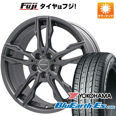 【新品】輸入車用 アウディ フォルクスワーゲン 夏タイヤ ホイール4本セット 215/55R17 ヨコハマ ブルーアース ES32 ユーロテック ガヤ エリージ 17インチ｜fujicorporation