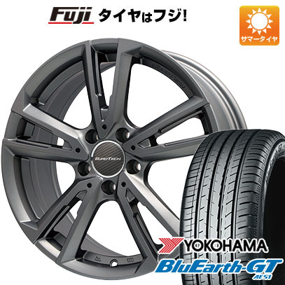 【新品】輸入車用 アウディ フォルクスワーゲン 夏タイヤ ホイール4本セット 235/45R18 ヨコハマ ブルーアース GT AE51 ユーロテック ガヤ ソリ 18インチ | BluEarth