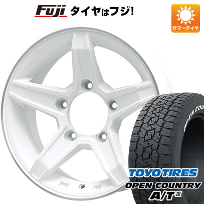 【新品】ジムニーシエラ 夏タイヤ ホイール４本セット 195/80R15 トーヨー オープンカントリー A/T III RWL/RBL プレミックス エステラ 15インチ :fuji 21161 102774 42836 42836:フジコーポレーション