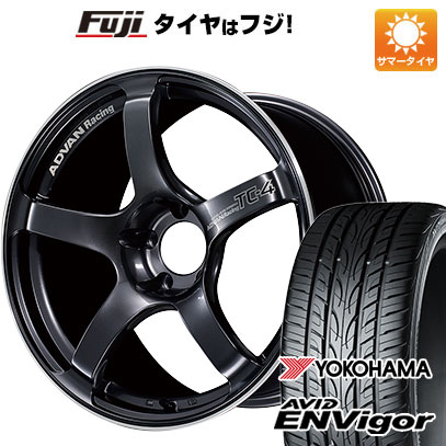 【新品国産5穴114.3車】 夏タイヤ ホイール４本セット 225/45R18 ヨコハマ エイビッド エンビガーS321 ヨコハマ アドバンレーシング TC4 18インチ :fuji 1261 101341 43105 43105:フジコーポレーション