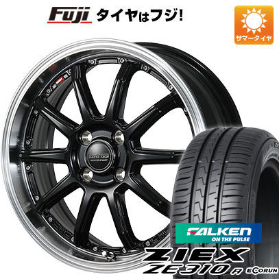 ZIEX 【新品国産車用 5穴100車】 夏タイヤ ホイール4本セット 205 