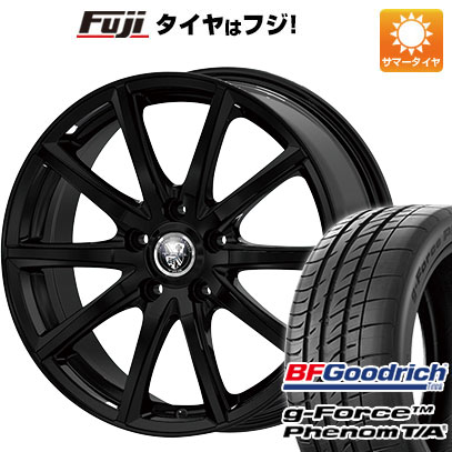 【新品国産5穴100車】 夏タイヤ ホイール４本セット 215/45R17 BFグッドリッチ(フジ専売) g-FORCE フェノム T/A ビッグウエイ TRG-GB10 17インチ｜fujicorporation