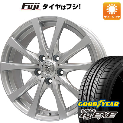 【新品国産5穴114.3車】 夏タイヤ ホイール4本セット 225/55R17 グッドイヤー イーグル エルエス エグゼ(限定) ビッグウエイ TRG バーン 17インチ :fuji 1861 128629 32119 32119:フジコーポレーション