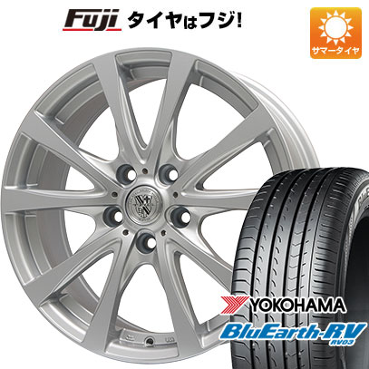 【パンク保証付】【新品国産5穴114.3車】 夏タイヤ ホイール4本セット 215/45R17 ヨコハマ ブルーアース RV 03 ビッグウエイ TRG バーン 17インチ :fuji 1781 128629 36873 36873:フジコーポレーション