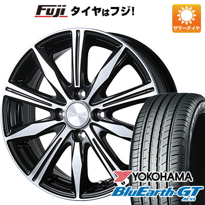 クーポン配布中 【新品国産4穴100車】 夏タイヤ ホイール４本セット 195/55R15 ヨコハマ ブルーアース GT AE51 ブリヂストン バルミナ K10 15インチ :fuji 1848 105306 33215 33215:フジコーポレーション