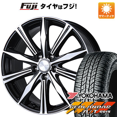 【新品国産5穴114.3車】 夏タイヤ ホイール4本セット 225/60R17 ヨコハマ ジオランダー A/T G015 RBL ブリヂストン バルミナ K10 17インチ｜fujicorporation