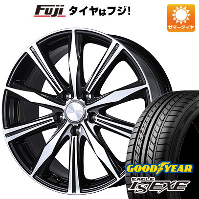 【新品国産5穴114.3車】 夏タイヤ ホイール4本セット 225/45R18 グッドイヤー イーグル エルエス エグゼ(限定) ブリヂストン バルミナ K10 18インチ｜fujicorporation