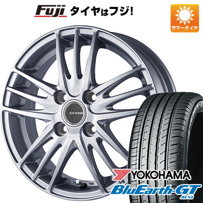 【新品 軽自動車】N BOX タント ワゴンR 夏タイヤ ホイール4本セット 155/65R14 ヨコハマ ブルーアース GT AE51 ブリヂストン エコフォルム SE 18 14インチ :fuji 1262 100671 28581 28581:フジコーポレーション