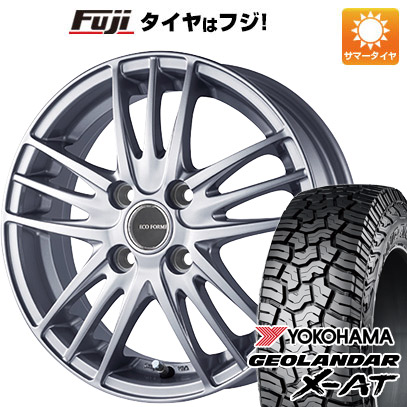 【新品 軽自動車】タフト ソリオ 夏タイヤ ホイール4本セット 165/65R15 ヨコハマ ジオランダー X AT G016 ブリヂストン エコフォルム SE 18 15インチ :fuji 21761 100673 39277 39277:フジコーポレーション