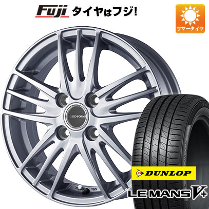 【新品 軽自動車】N BOX タント 夏タイヤ ホイール4本セット 155/65R14 ダンロップ ルマン V+(ファイブプラス) ブリヂストン エコフォルム SE 18 14インチ :fuji 21721 100671 40642 40642:フジコーポレーション