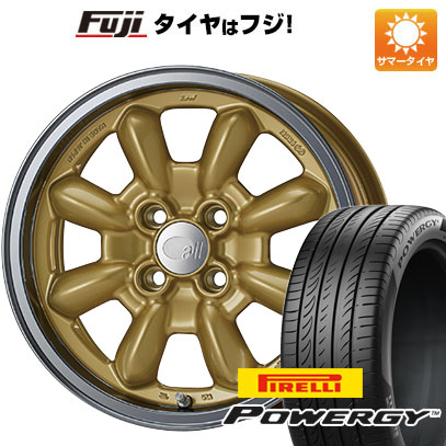 【新品国産4穴100車】 夏タイヤ ホイール４本セット 185/65R15 ピレリ パワジー エンケイ allシリーズ オールエイティーン コンペ 15インチ｜fujicorporation