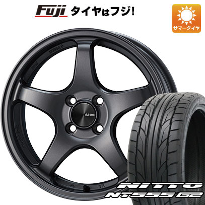 【パンク保証付き】【新品国産4穴100車】 夏タイヤ ホイール４本セット 205/45R17 ニットー NT555 G2 エンケイ PF05 17インチ :fuji 1669 151020 28807 28807:フジコーポレーション