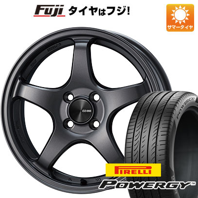 【新品国産4穴100車】 夏タイヤ ホイール４本セット 195/65R15 ピレリ パワジー エンケイ PF05 15インチ｜fujicorporation