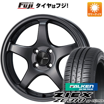 【新品国産4穴100車】 夏タイヤ ホイール4本セット 195/50R16 ファルケン ジークス ZE310R エコラン(限定) エンケイ PF05 16インチ｜fujicorporation