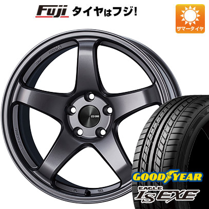 【新品国産5穴100車】 夏タイヤ ホイール4本セット 245/45R19 グッドイヤー イーグル エルエス エグゼ(限定) エンケイ PF05 19インチ｜fujicorporation