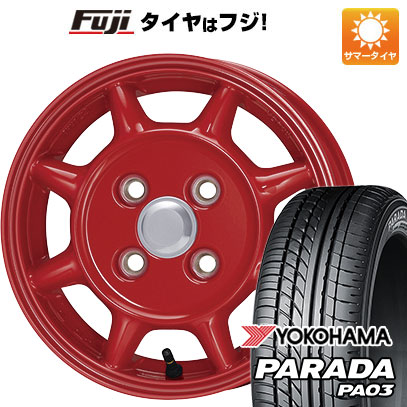 【新品 軽自動車】 夏タイヤ ホイール4本セット 165/55R14 ヨコハマ PARADA PA03 ブラックレター 95/93N エンケイ SAMシリーズ タフ【限定】 14インチ :fuji 21721 147257 31695 31695:フジコーポレーション