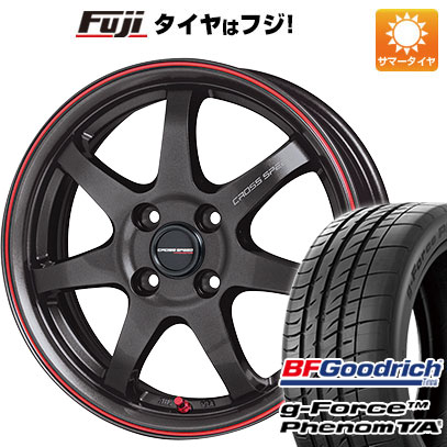 【新品国産5穴100車】 夏タイヤ ホイール４本セット 205/50R17 BFG(フジ専売) g FORCE フェノム T/A ホットスタッフ クロススピード HYPER EDITION CR7 17インチ :fuji 1671 146375 41270 41270:フジコーポレーション