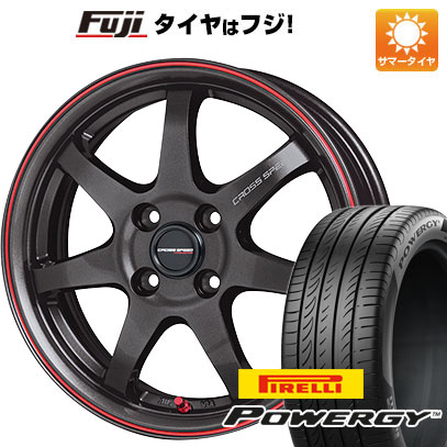 【新品国産4穴100車】 夏タイヤ ホイール４本セット 195/55R15 ピレリ パワジー ホットスタッフ クロススピード ハイパーエディションCR7 15インチ :fuji 1848 146371 37000 37000:フジコーポレーション