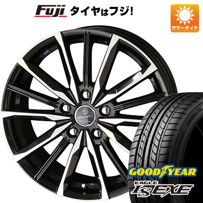 【新品国産5穴114.3車】 夏タイヤ ホイール4本セット 235/50R18 グッドイヤー イーグル エルエス エグゼ(限定) 共豊 スマック プライム ヴァルキリー 18インチ｜fujicorporation