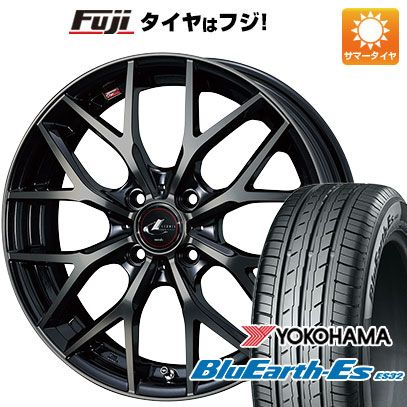 クーポン配布中 【新品国産4穴100車】 夏タイヤ ホイール４本セット 195/55R15 ヨコハマ ブルーアース ES32 ウェッズ レオニス MX 15インチ :fuji 1848 132644 35508 35508:フジコーポレーション