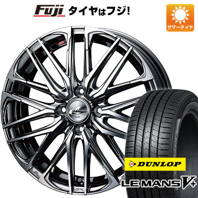 クーポン配布中 【新品国産4穴100車】 夏タイヤ ホイール4本セット 195/55R16 ダンロップ ルマン V+(ファイブプラス) ウェッズ レオニス SK 16インチ :fuji 190 132792 40668 40668:フジコーポレーション