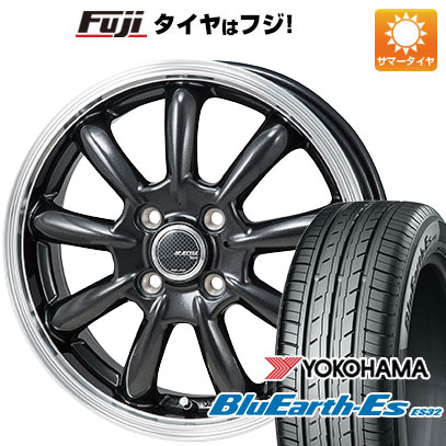 クーポン配布中 【新品国産4穴100車】 夏タイヤ ホイール４本セット 195/55R15 ヨコハマ ブルーアース ES32 モンツァ JPスタイル バーニー 15インチ :fuji 1848 123235 35508 35508:フジコーポレーション