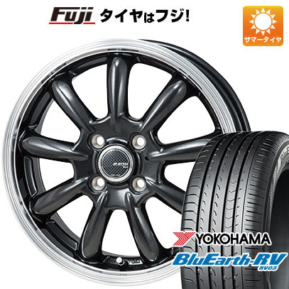 【パンク保証付】【新品国産4穴100車】 夏タイヤ ホイール4本セット 185/60R15 ヨコハマ ブルーアース RV 03 モンツァ JPスタイル バーニー 15インチ :fuji 1901 123235 36888 36888:フジコーポレーション