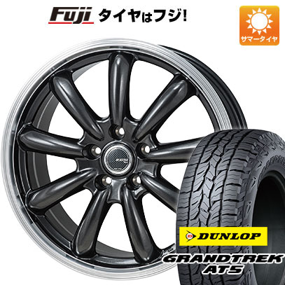 クーポン配布中 【新品国産5穴114.3車】 夏タイヤ ホイール4本セット 225/55R18 ダンロップ グラントレック AT5 モンツァ JPスタイル バーニー 18インチ :fuji 1321 123241 32852 32852:フジコーポレーション