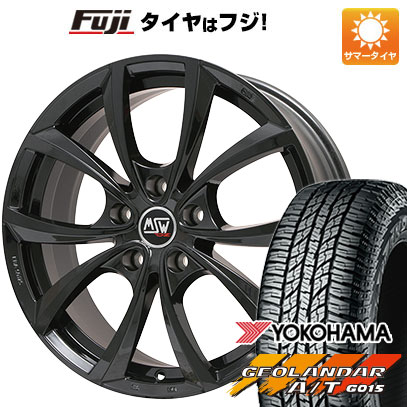 【新品国産5穴114.3車】 夏タイヤ ホイール4本セット 235/60R18 ヨコハマ ジオランダー A/T G015 RBL MSW by OZ Racing MSW 27(グロスブラック) 18インチ :fuji 27064 93628 22898 22898:フジコーポレーション