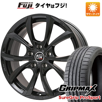 【新品国産5穴114.3車】 夏タイヤ ホイール4本セット 225/40R18 グリップマックス シュアグリップ PRO SPORTS BSW（限定） MSW by OZ Racing MSW 27 18インチ :fuji 1131 93628 38309 38309:フジコーポレーション