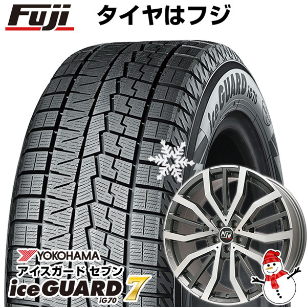 【パンク保証付】【新品】輸入車用 アウディA3（8V） スタッドレスタイヤ ホイール4本セット 225/40R18 ヨコハマ アイスガード セブンIG70 MSW 49 18インチ :fuji 8621 101448 36242 36242:フジコーポレーション