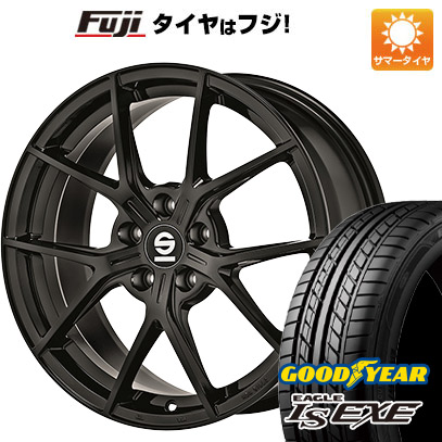 【新品国産5穴114.3車】 夏タイヤ ホイール４本セット 225/45R18 グッドイヤー イーグル エルエス エグゼ(限定) OZ SPARCO ポディオ 18インチ :fuji 1261 98467 31587 31587:フジコーポレーション