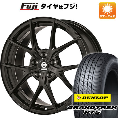 クーポン配布中 【新品国産5穴114.3車】 夏タイヤ ホイール4本セット 235/55R19 ダンロップ グラントレック PT5 OZ SPARCO ポディオ 19インチ :fuji 1121 98468 40826 40826:フジコーポレーション