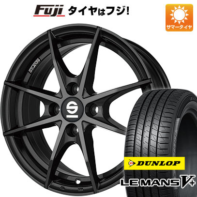 クーポン配布中 【新品国産4穴100車】 夏タイヤ ホイール4本セット 185/60R15 ダンロップ ルマン V+(ファイブプラス) OZ SPARCO トロフェオ 15インチ :fuji 1901 98453 40660 40660:フジコーポレーション