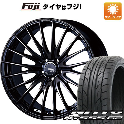 【パンク保証付き】【新品国産5穴114.3車】 夏タイヤ ホイール４本セット 245/45R20 ニットー NT555 G2 SSR ブリッカー 01F 20インチ :fuji 1481 142946 37343 37343:フジコーポレーション