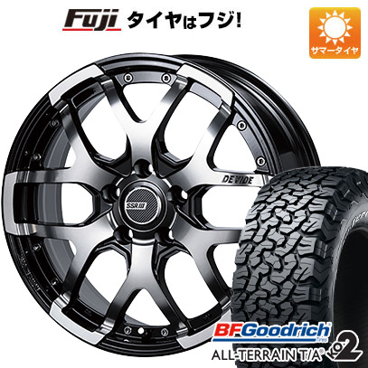 【新品国産5穴114.3車】 夏タイヤ ホイール4本セット 225/65R17 BFグッドリッチ オールテレーンT/A KO2 RBL SSR ディバイド ZS 17インチ :fuji 2182 142974 23750 23750:フジコーポレーション